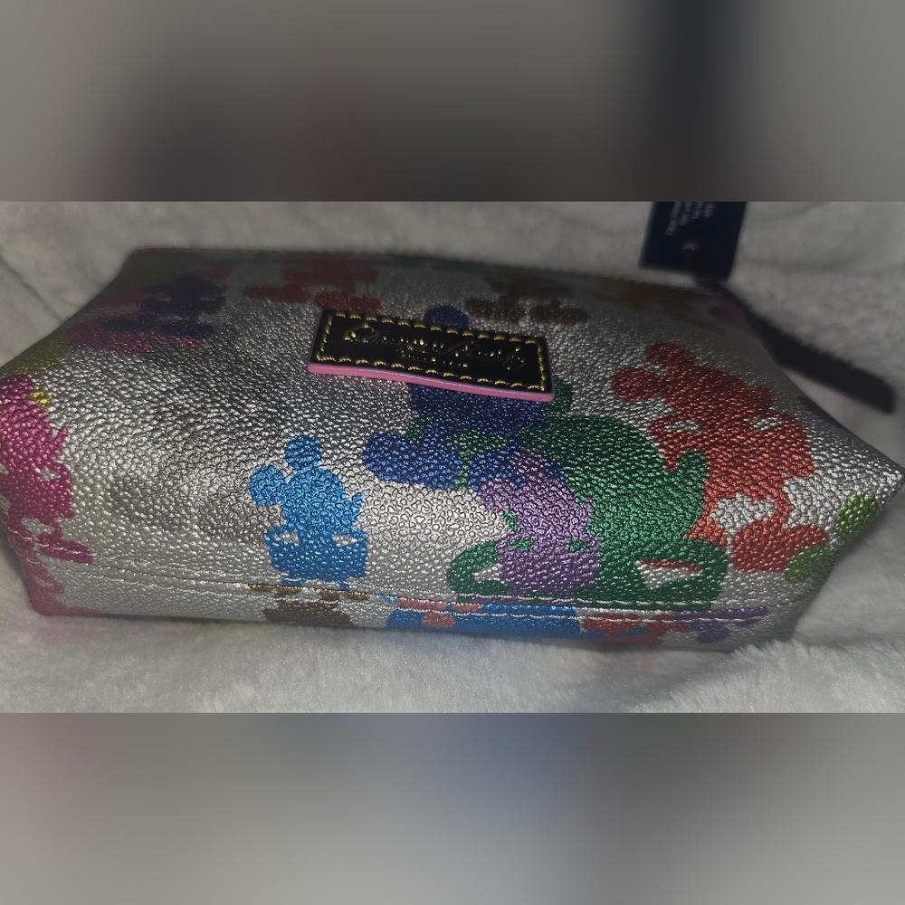 Disney Parks Dooney and Bourke 10th Anniversary Mickey Mouse Cosmetic Case - Picture 4 of 6